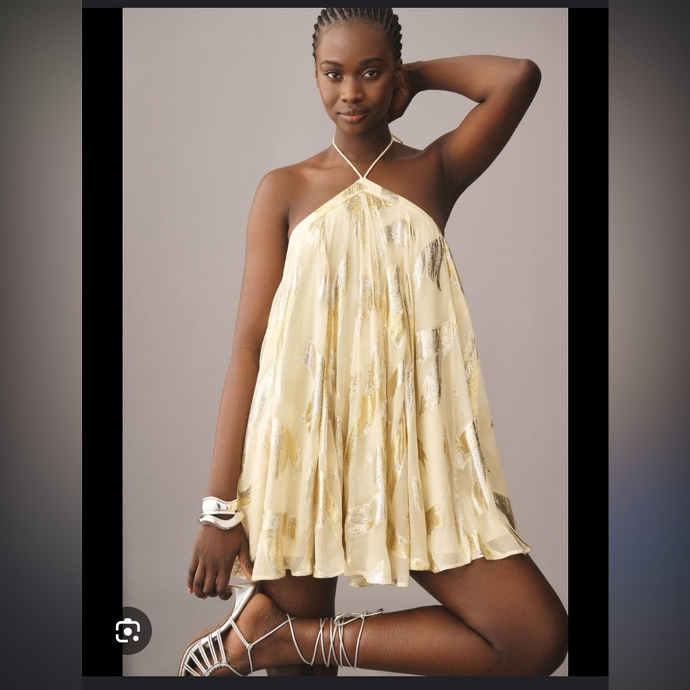 Pinnacle by Shruti Halter Swing Dress